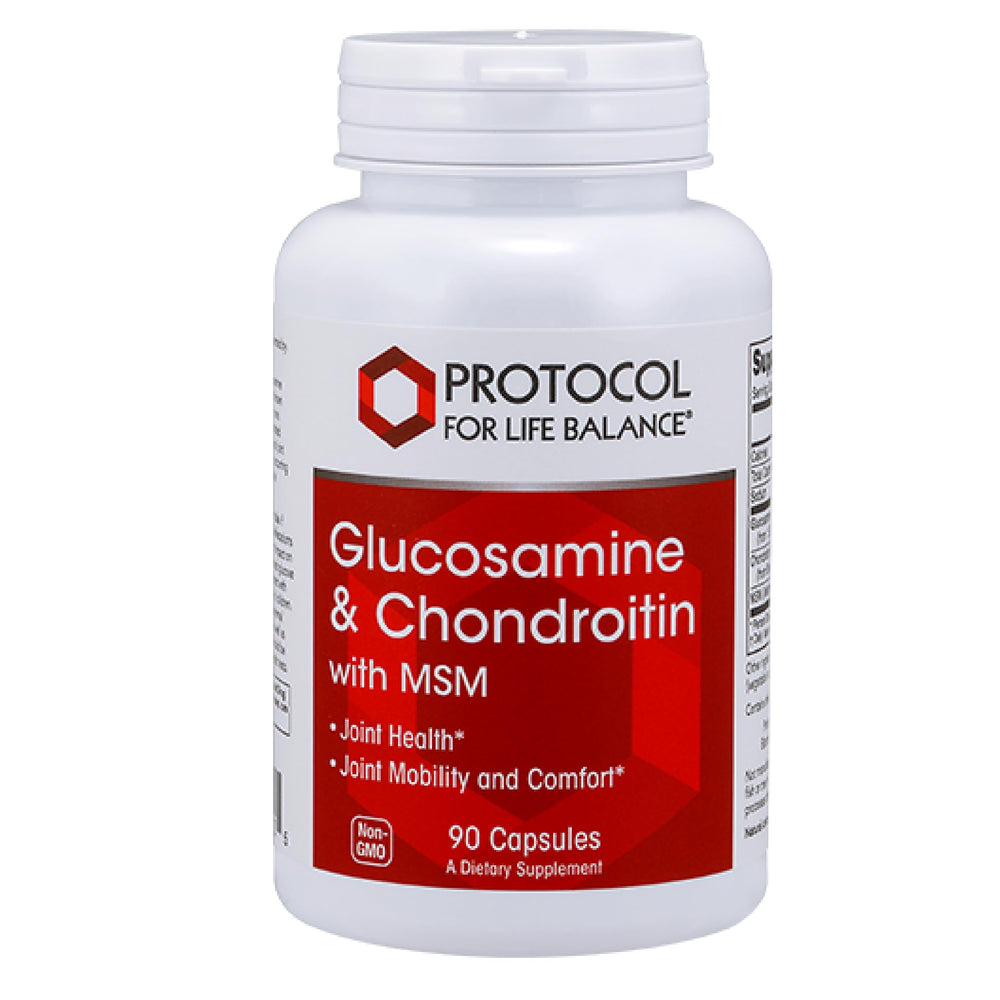 Hero image: Protocol Glucosamine & Chondroitin with MSM 90 Veg Caps
