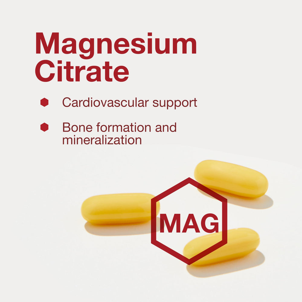 Graphic highlighting heart health benefits of magnesium