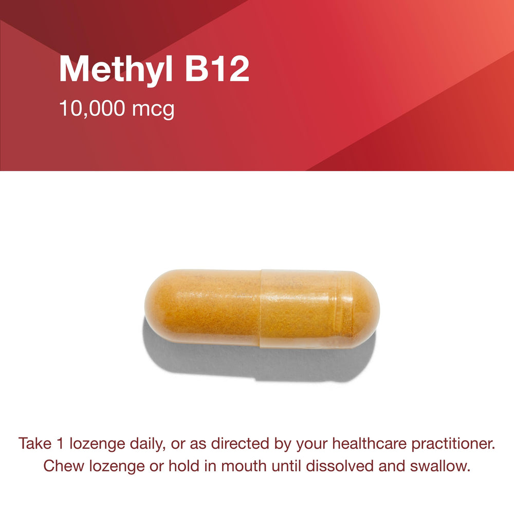 Graphic showing energy and brain support from Methyl B12