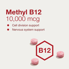 Close-up of Protocol Methyl B12 10,000mcg lozenges