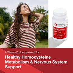 Label on Protocol Methyl B12 10,000mcg lozenges bottle