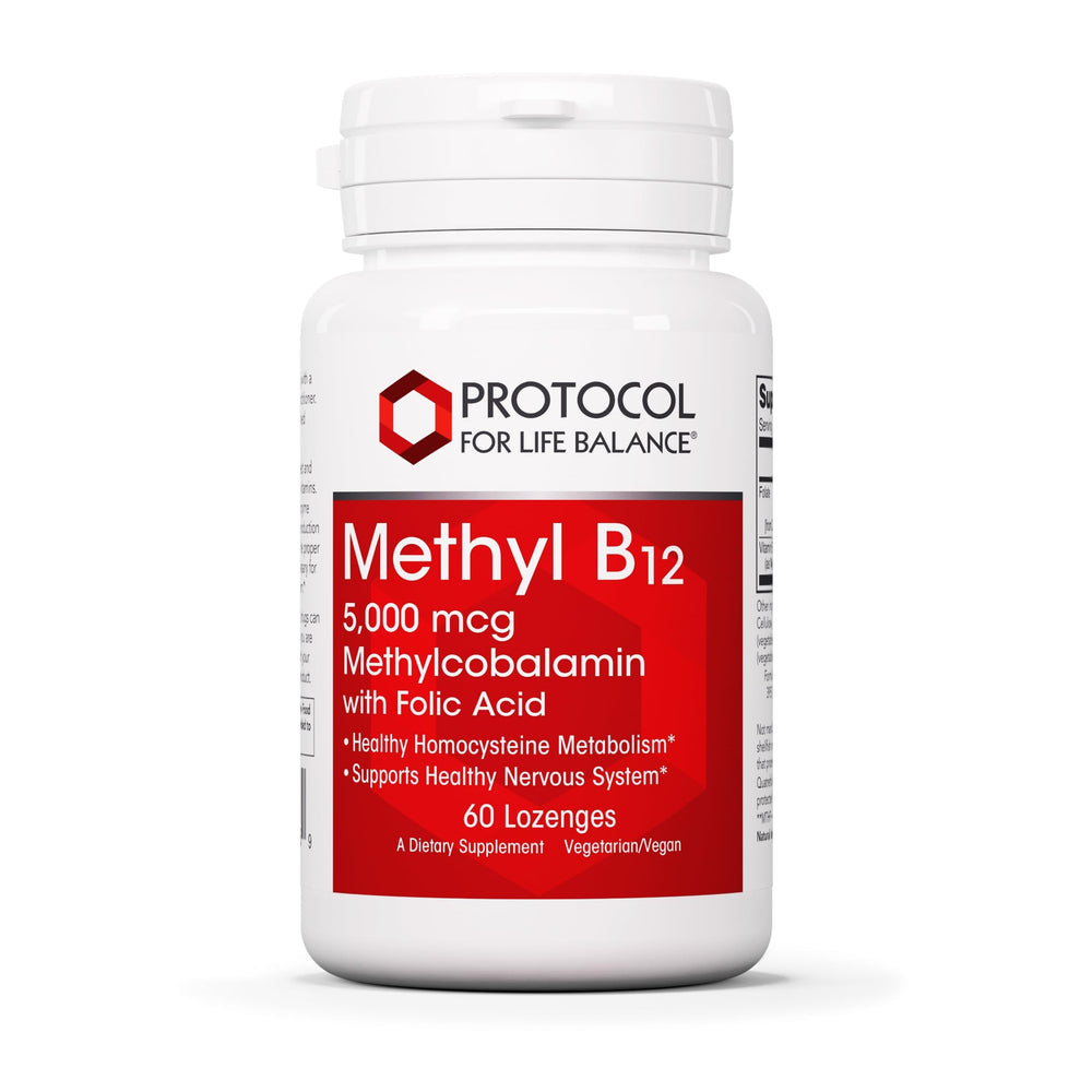 Protocol Methyl B12 5,000mcg lozenge bottle