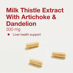 Vegan and kosher label on Protocol Milk Thistle Extract