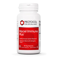 Protocol Mycel Immune Plus bottle with mushroom blend label