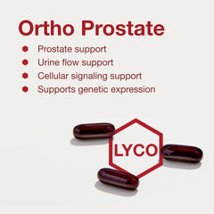 Protocol Ortho Prostate softgels spilling from bottle