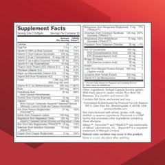 Close-up of DHA 250 mg per serving label on bottle