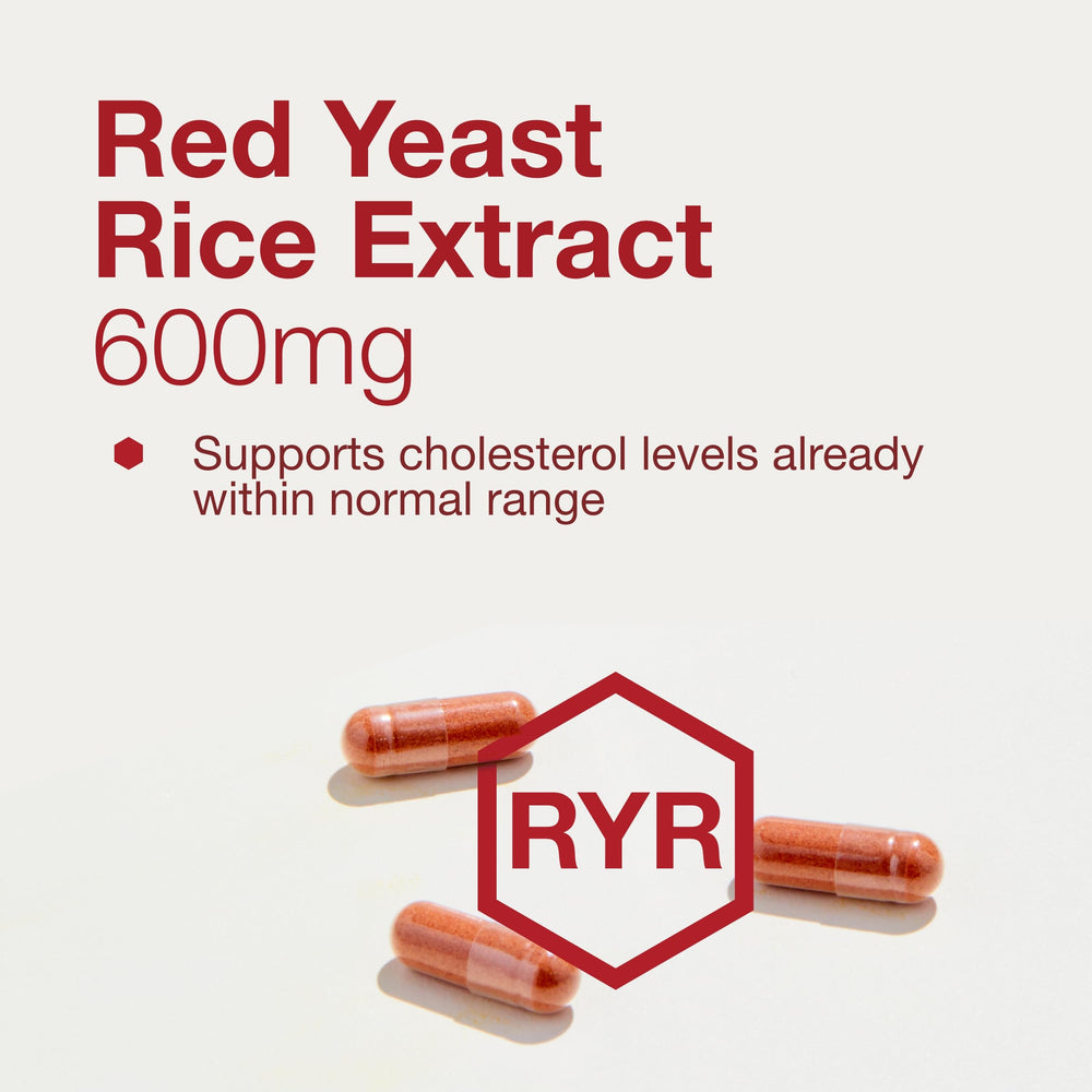 Ingredients list for Protocol Red Yeast Rice 600 mg
