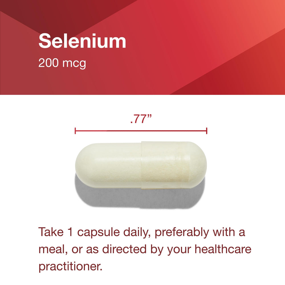 90-count bottle packaging for Protocol Selenium 200mcg