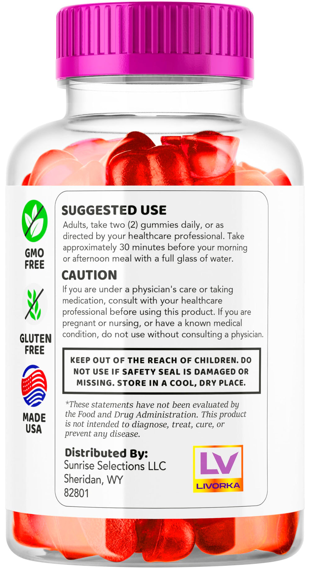 Three-pack Proton Keto ACV Gummies packaging