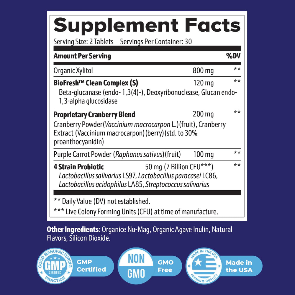 ProvaDent probiotic formula for mouth health and bad breath treatment