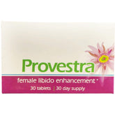 Provestra bottle with 30 tablets - front view