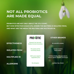 Product label highlighting patented formula