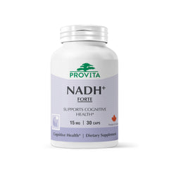 Bottle of PROVITA NADH+ Forte Cognitive Support Supplement