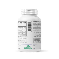 Label indicating gluten-free, non-GMO vegan formula