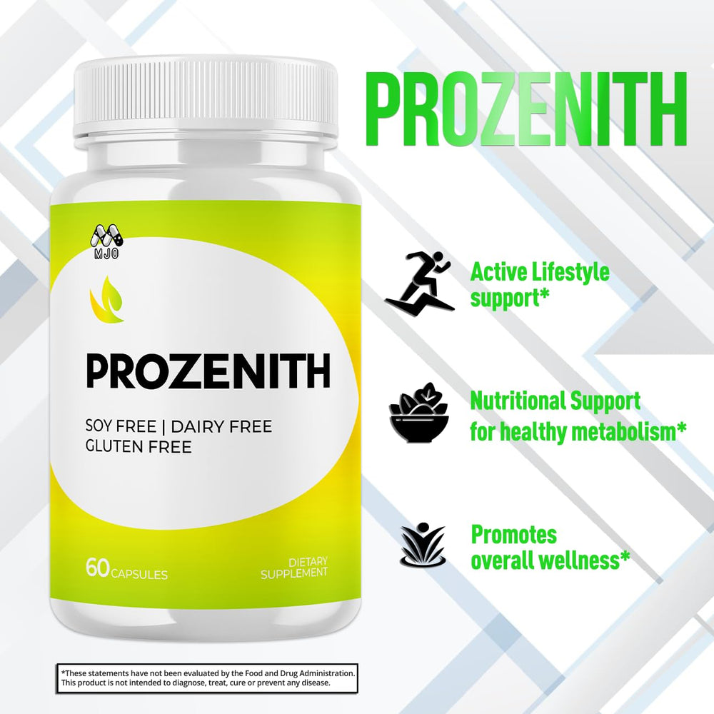 Prozenith Capsules bottle in lifestyle setting