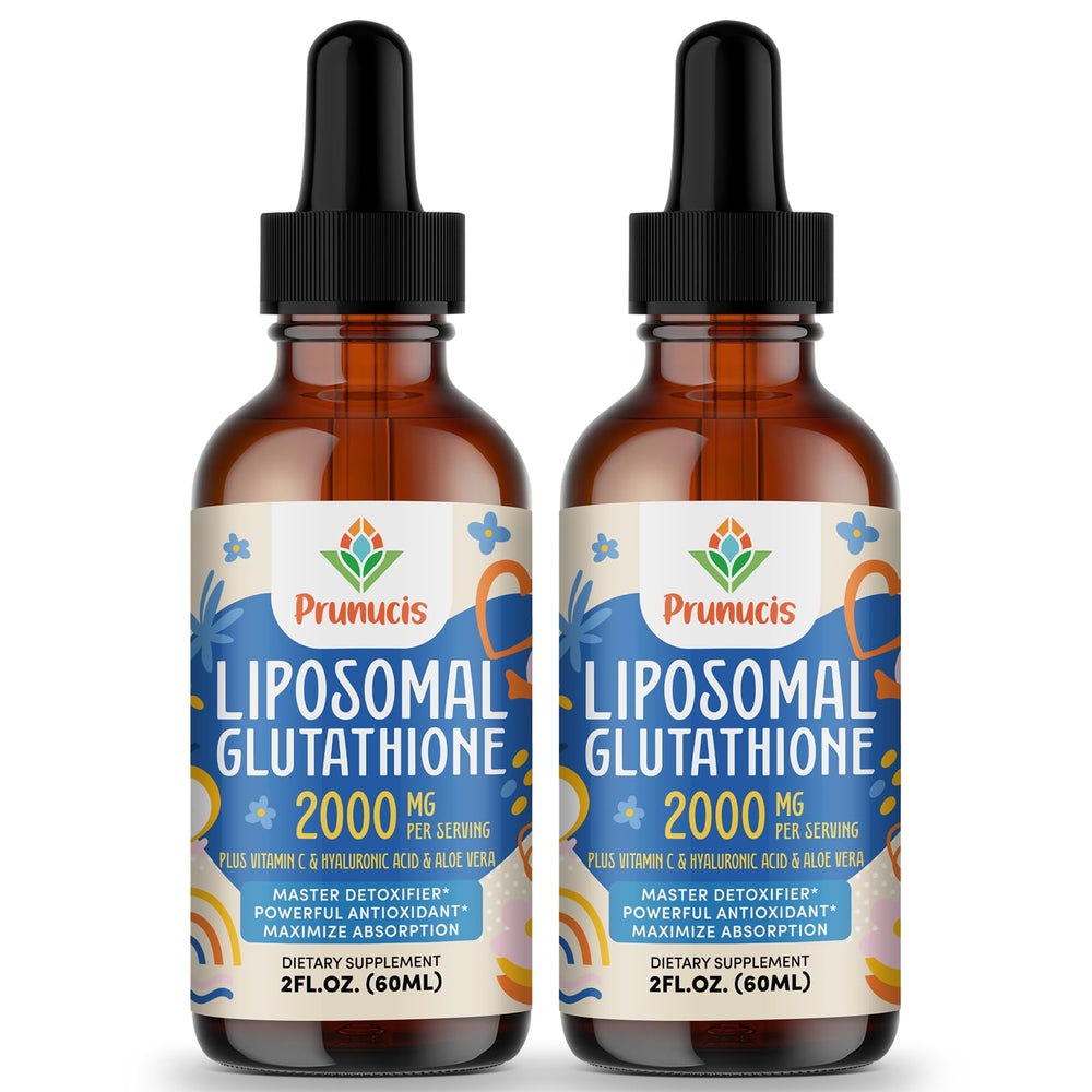 Front bottle of Prunucis 2000mg Liposomal Glutathione Liquid