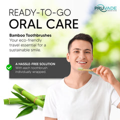 No water required: mint toothpaste on bristles