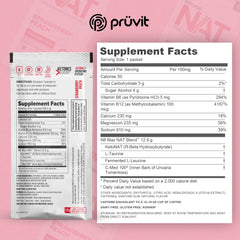 PRUVIT OS NAT Strawberry Peach Keto Supplements bottle - 20 count (image 2)
