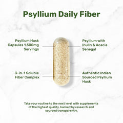 Supplement facts: psyllium husk with inulin and acacia
