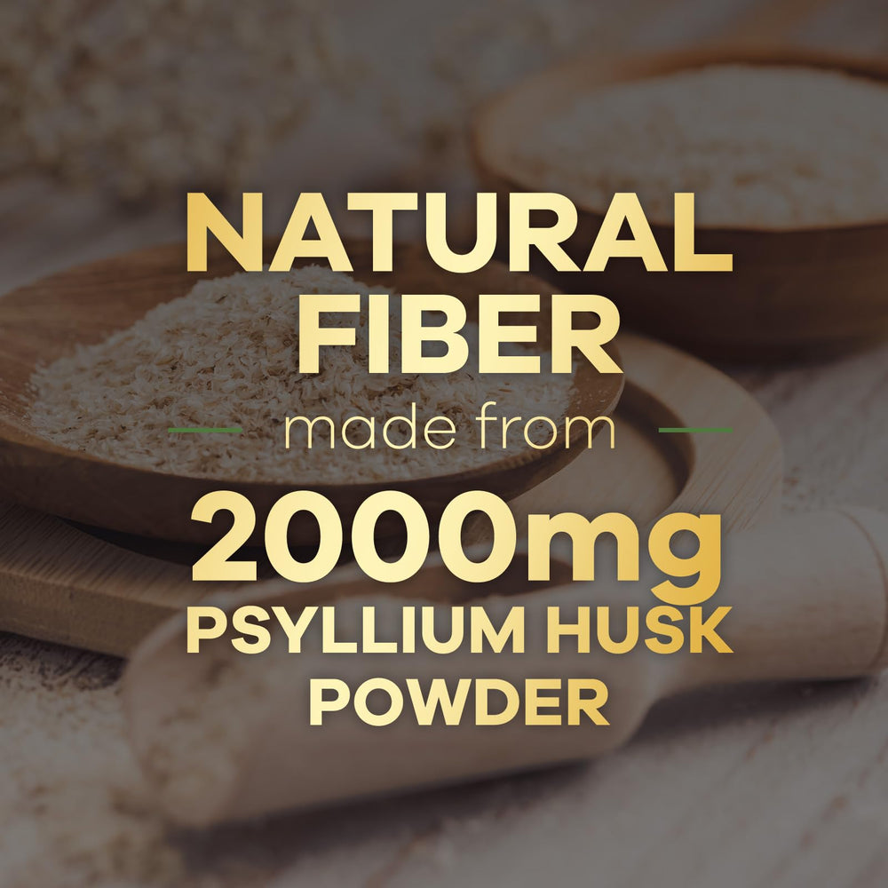 Graphic illustrating digestive and colon health benefits of psyllium