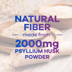 Sugar-free psyllium husk fiber packaging