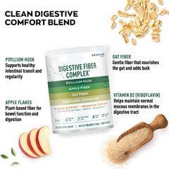 Gut health and bloating relief with psyllium husk powder