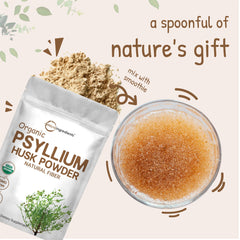 Approximately 181 servings of unflavored psyllium powder