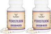 Double Wood Pterostilbene 100mg capsules two-pack display
