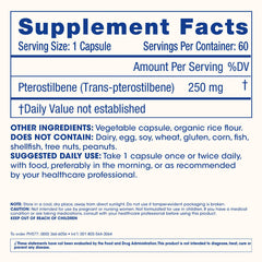 Infographic showing heart health benefits of pterostilbene