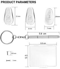 3-in-1 micro screwdriver for nose pad installation