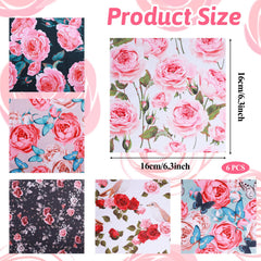 Close-up of soft suede microfiber glasses cleaning cloths with flower pattern