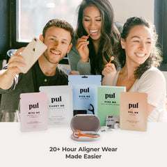 PUL 4-pack Purple aligner removal tools in travel case