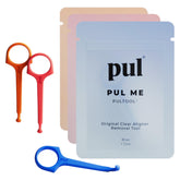 Blue PUL reusable clear aligner removal tool