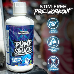 Pump Sauce gym scene shows athletes ready for high-output training.