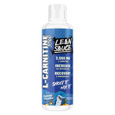 Pump Sauce Lean Sauce Liquid L-Carnitine 3500 bottle sits beside a glass for pre-workout energy.