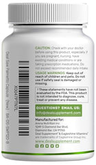 Pumpkin seed powder and capsules for dual-action formula