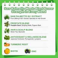 Illustration of pumpkin seed oil, biotin and other ingredients