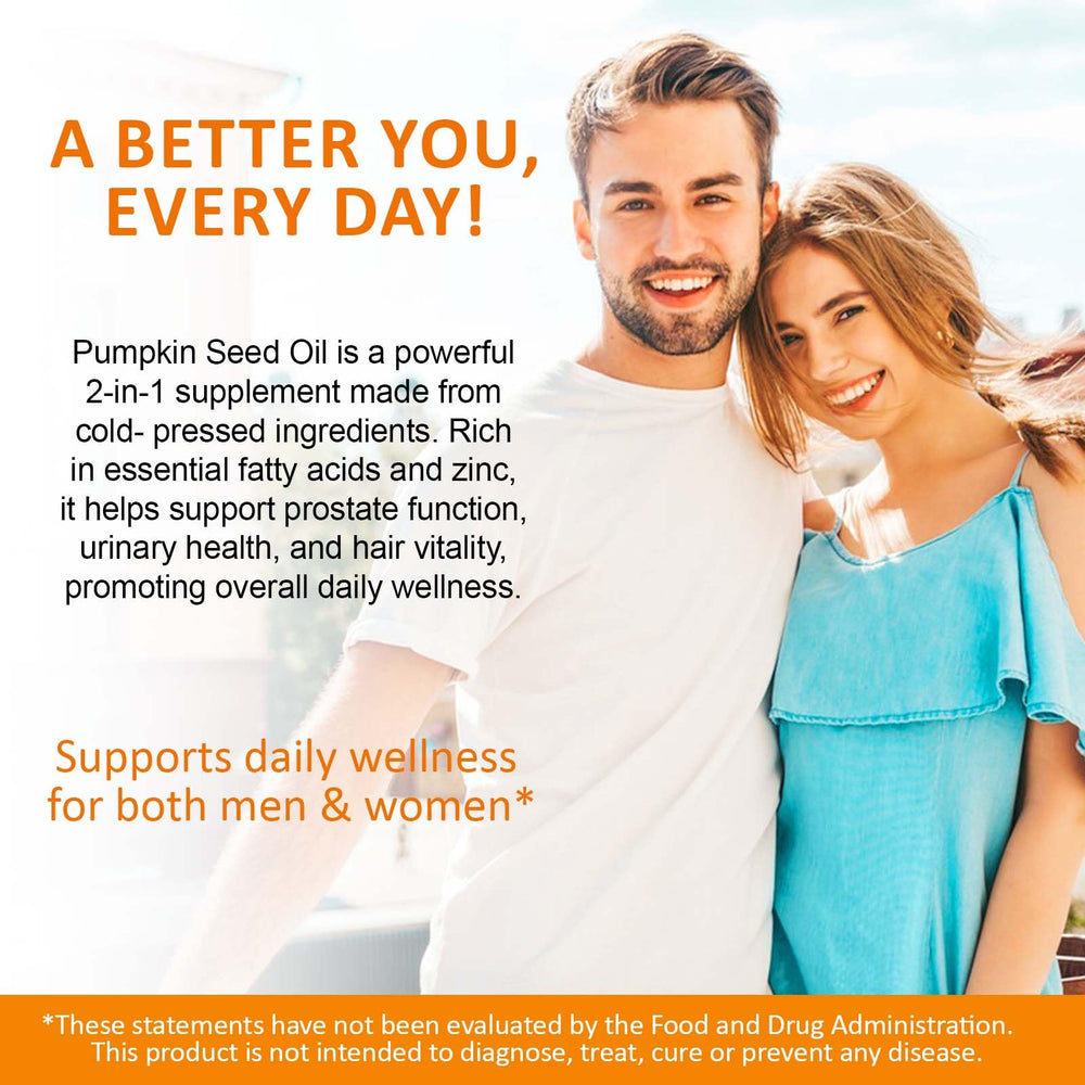 Formulation of pumpkin seed oil with saw palmetto