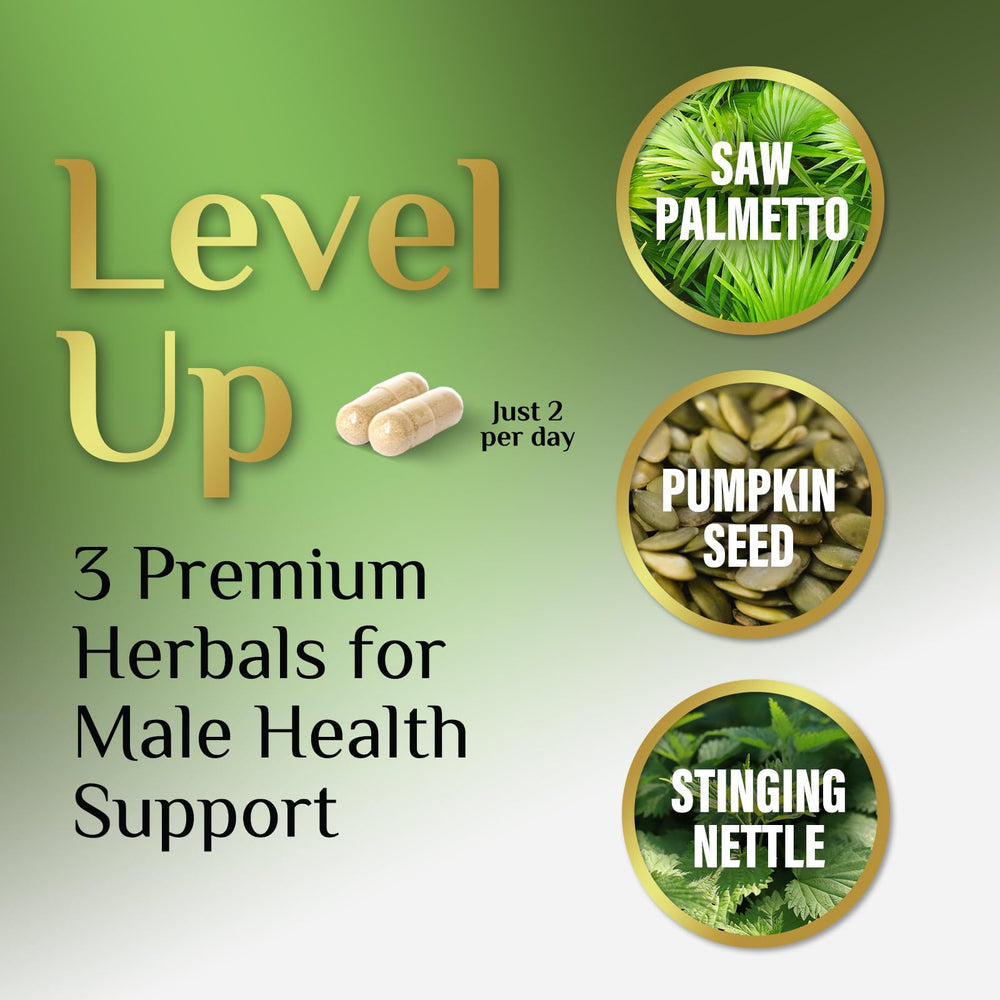 Pumpkin seed and stinging nettle with saw palmetto for prostate health