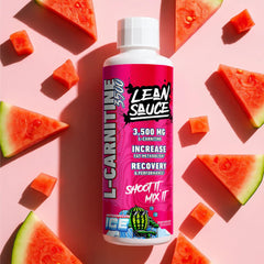 Pumpsauce Lean Sauce packaging reinforces branding and watermelon-ice flavor identity.