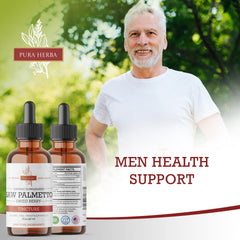4 oz (120 ml) bottle of Pura Herba Saw Palmetto Tincture