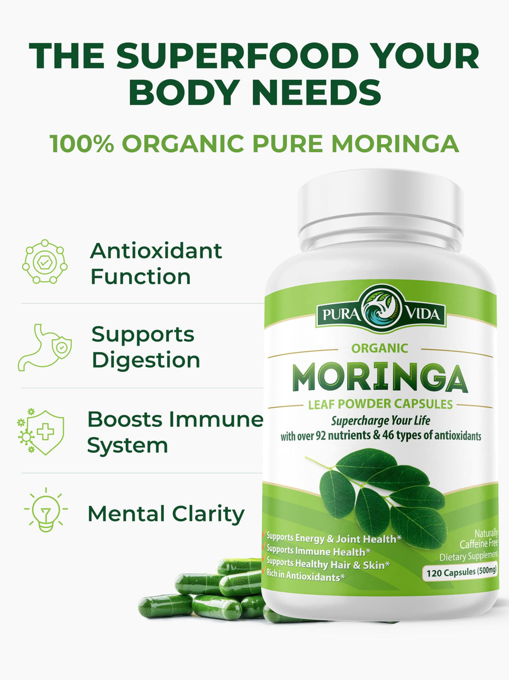 On-site manufacturing and packaging of Moringa capsules