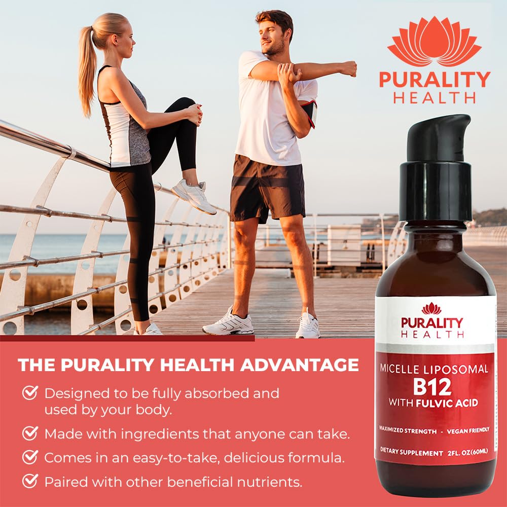 Liquid Vitamin B12 with Fulvic Acid and berry flavor