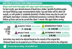 Purathick thickens hot and cold liquids for dysphagia