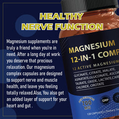 Graphic illustrating easy absorption of magnesium blend