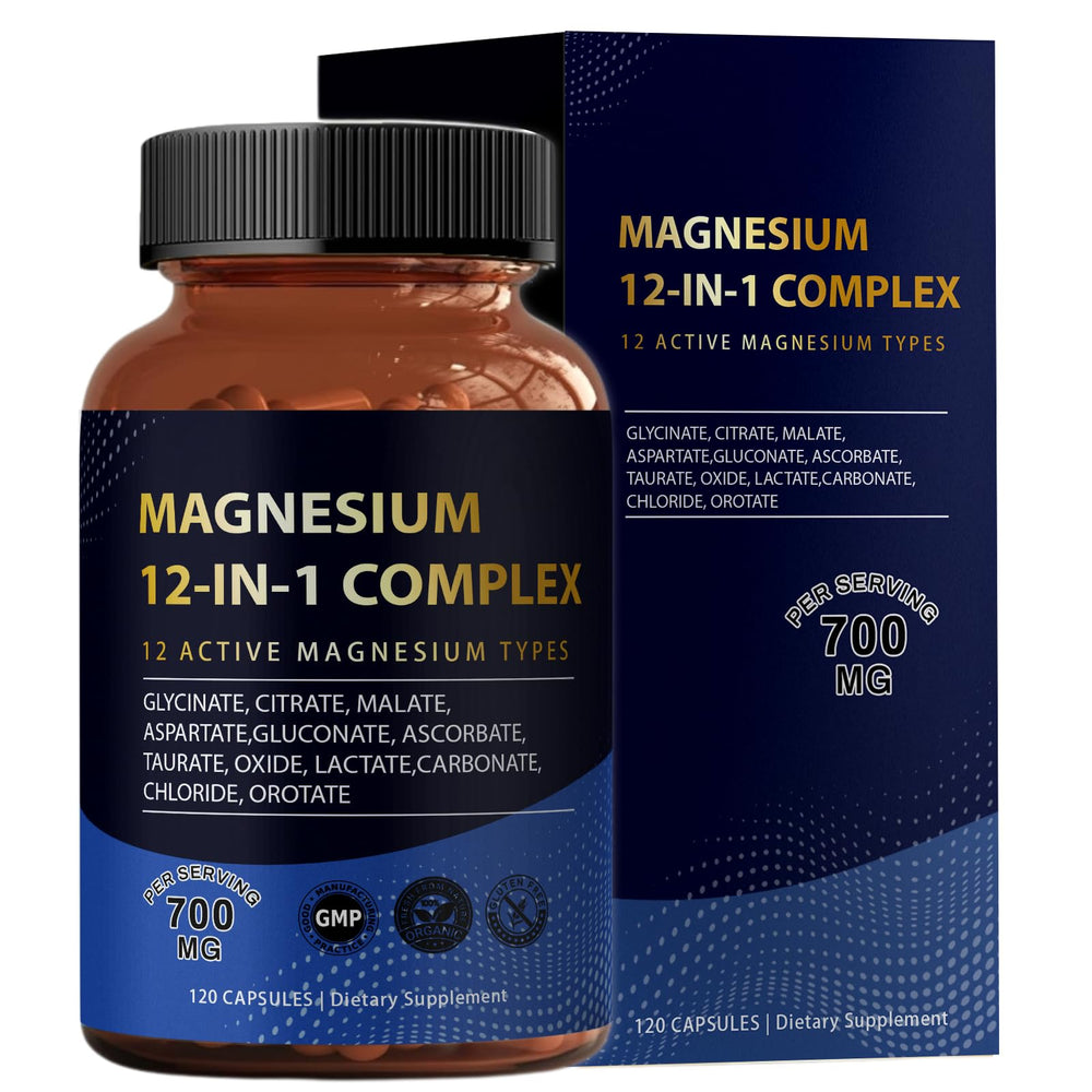 Vegan and non-GMO magnesium supplement capsules