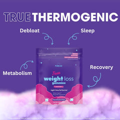 Nutrition label on Pure AF Nutra bottle