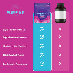 Gummies placed beside a glass of water for nighttime use