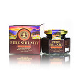 Pure authentic Shilajit resin in a glass jar (100 g)