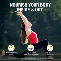 Box packaging for Pure By Nature immune support supplement
